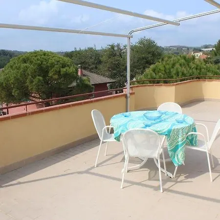 Numana, 600 Mt Mare Trilocale Con Ampia Terrazza Vista Mare Numana